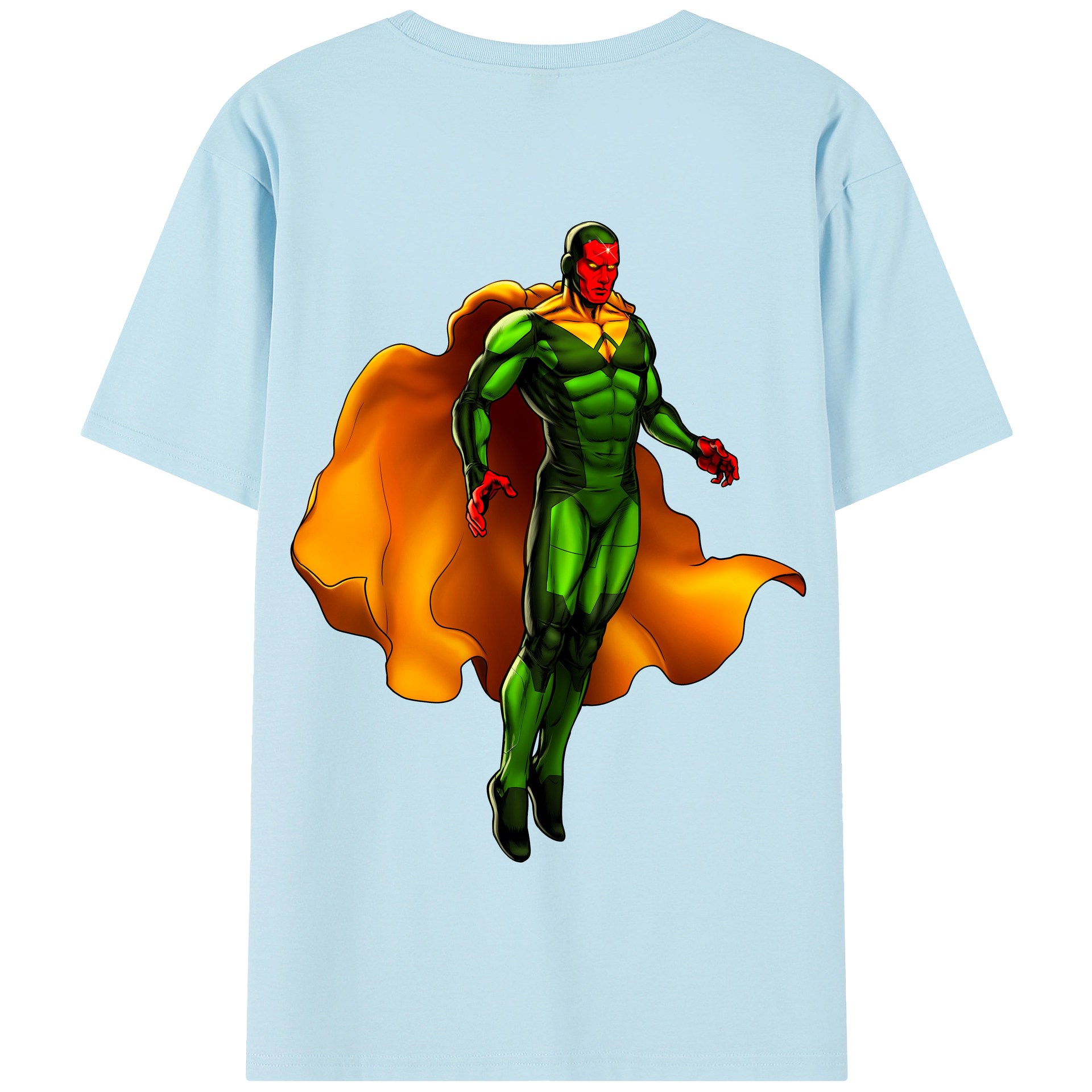 （画像用） アベンジャーズ The Avengers 綿100％半袖Tシャツ（背面プリント）